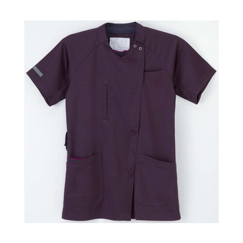 男女兼用スクラブ パープル SS