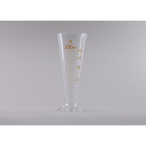 液量計(円錐型) 茶目盛 200mL