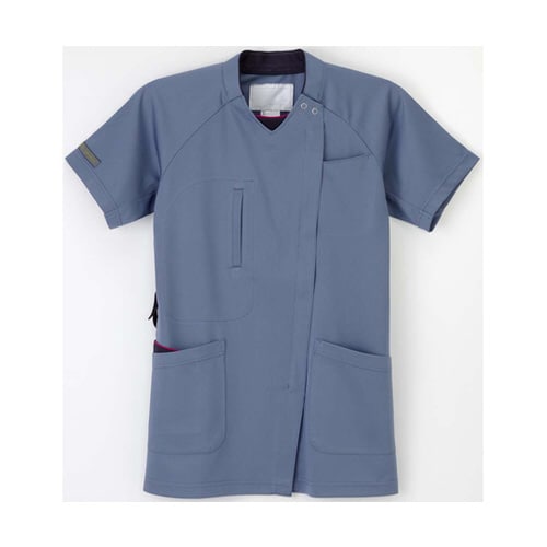 男女兼用スクラブ ブルー SS