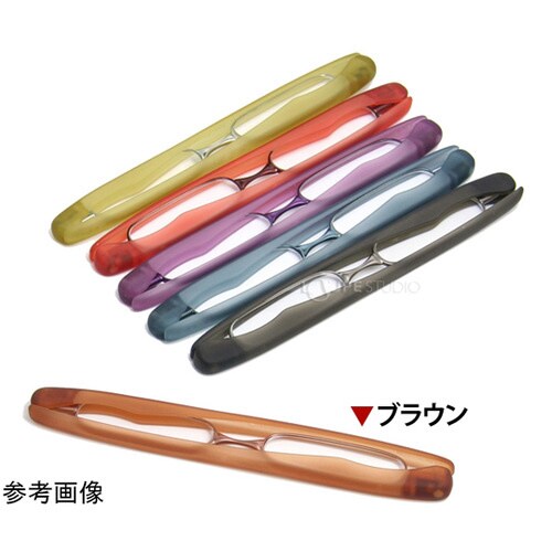 老眼鏡 ブラウン 度数/+1.50(45−53)