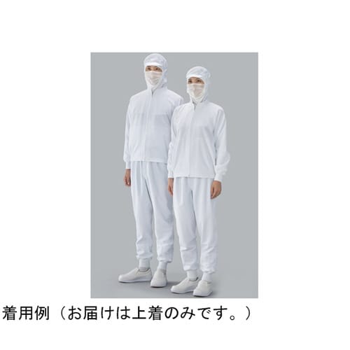 ストレッチポプリン 上着(男女兼用) 白 3L