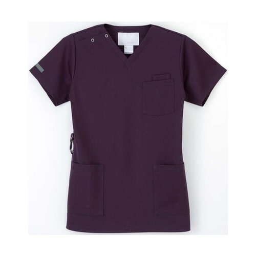 男女兼用スクラブ パープル S