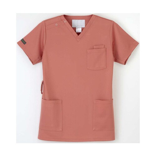 男女兼用スクラブ ピンク SS