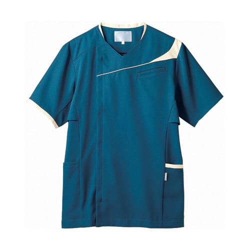 スクラブ 着丈75 胸囲126 肩幅49 袖丈26