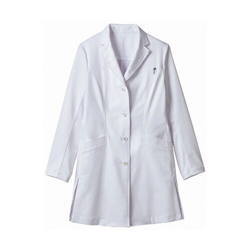 ドクターコート レディス長袖 ホワイト M