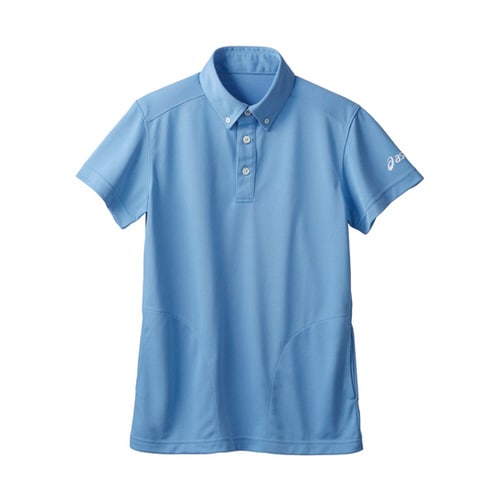 ポロシャツ 兼用 半袖 ペールブルー SS