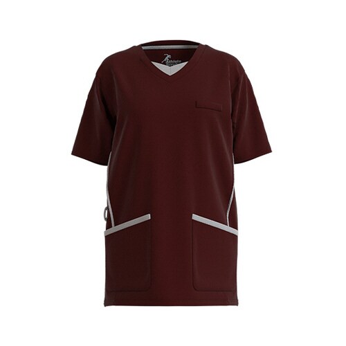 アスリート・スクラブ(男女兼用)M ワイン