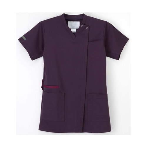 女子スクラブ パープル L