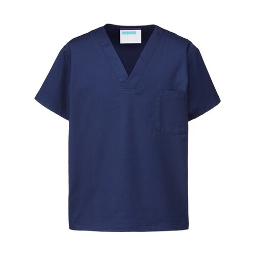 スクラブ(男女兼用) ネイビー LL