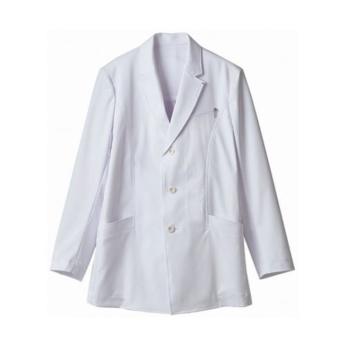 ドクターコート メンズ長袖 ホワイト LL