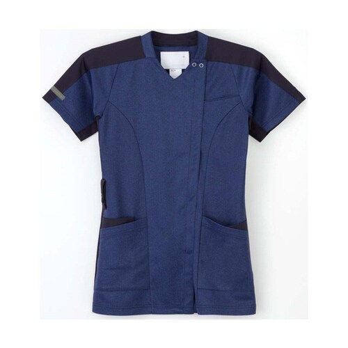 男女兼用ニットシャツ ネイビー LL