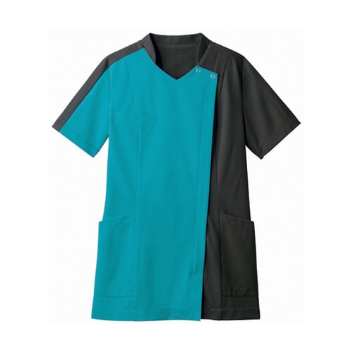 スクラブレディス半袖着丈70胸囲102桁丈42