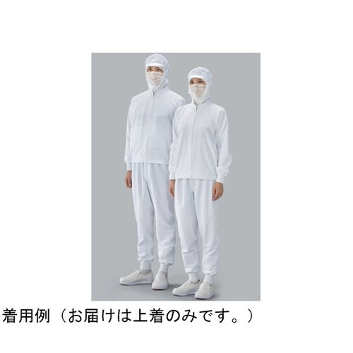 ストレッチポプリン 上着(男女兼用) 白 4L