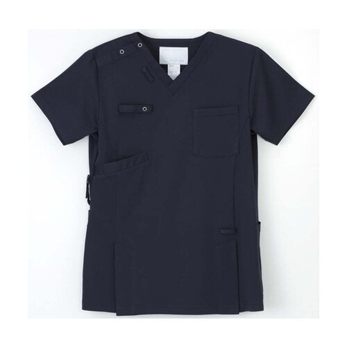 男女兼用スクラブ ネイビー SS