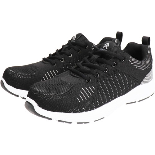 ニットシューズ ブラック×グレー 26cm