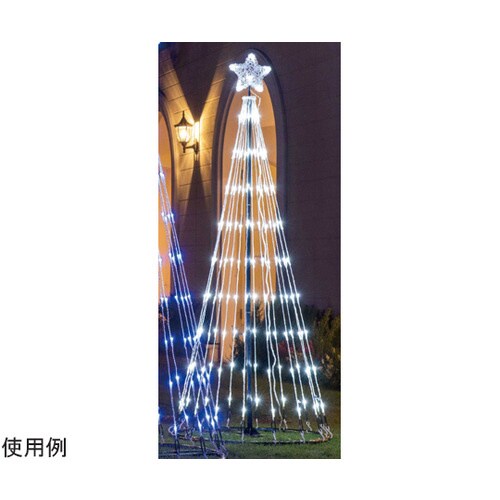 LEDコーンツリーライト 屋外使用可 ホワイト