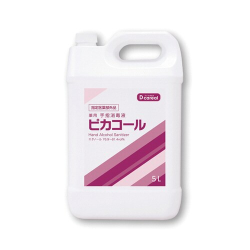 薬用手指消毒液 ピカコール 詰替 5L 4本入