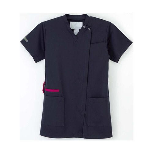 女子スクラブ ネイビー S