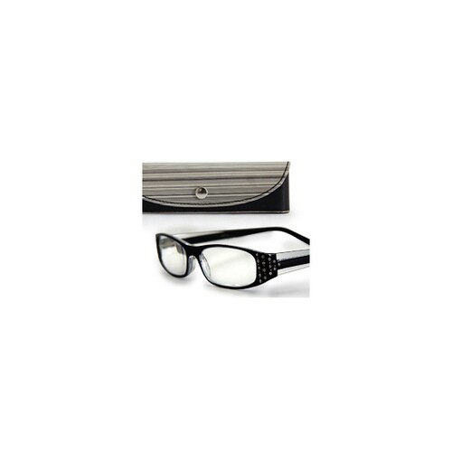 老眼鏡 ブラック 専用ケース付き +2.5