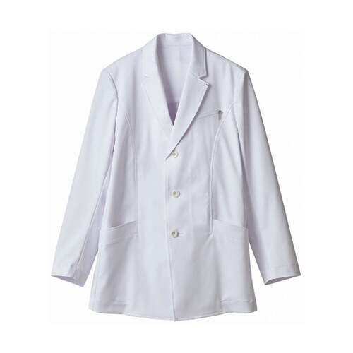 ドクターコート メンズ長袖 ホワイト 3L
