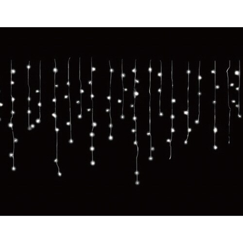 LEDつららライト 屋外使用可 100球 ホワイト
