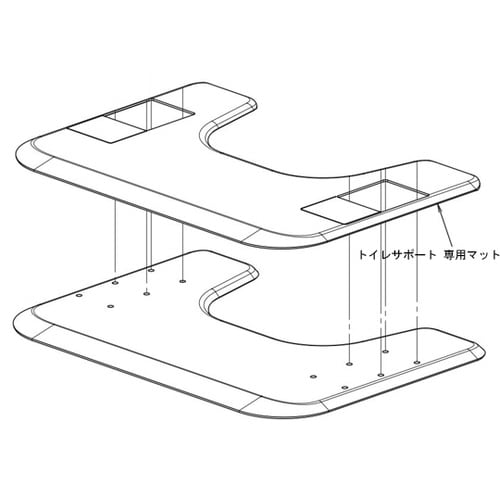 トイレサポート 専用マット