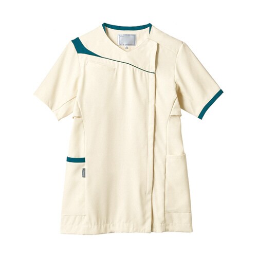 スクラブ 着丈70 胸囲107 肩幅41 袖丈21