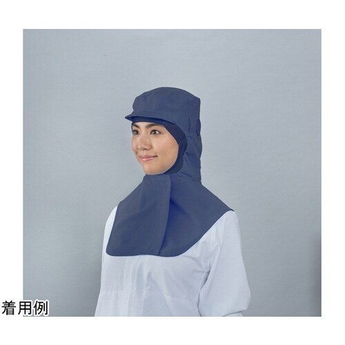 ストレッチポプリン フードツバ付き ネイビー M