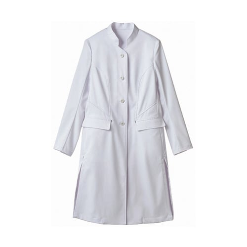 ドクターコート レディス長袖 ホワイト M