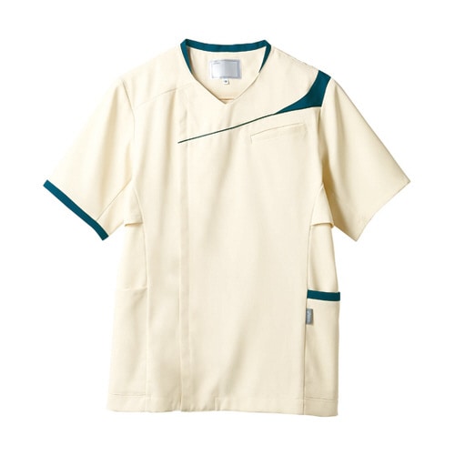 スクラブ 着丈69 胸囲108 肩幅43 袖丈25