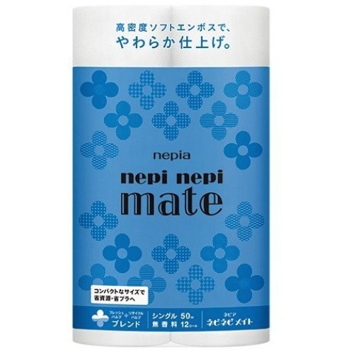 ネピアネピネピメイトトイレット12ロールシングル