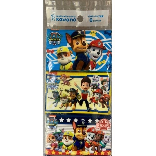 パウ・パトロールミニポケットティシュ6P×50