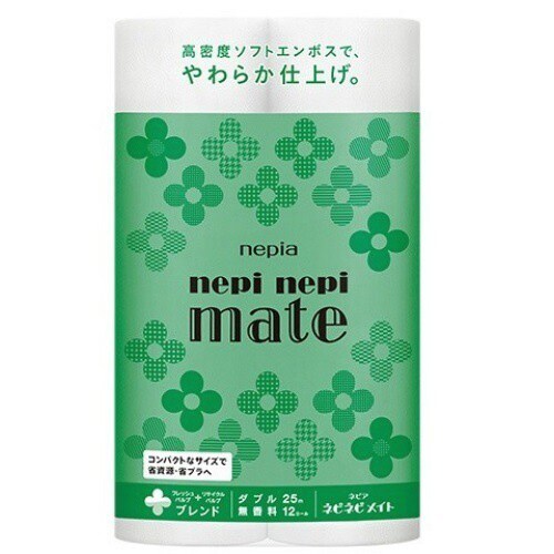 ネピアネピネピメイトトイレット12ロールダブル