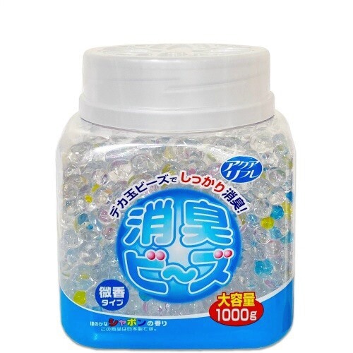 アクアリフレ消臭ビーズ本体シャボン1000G×4