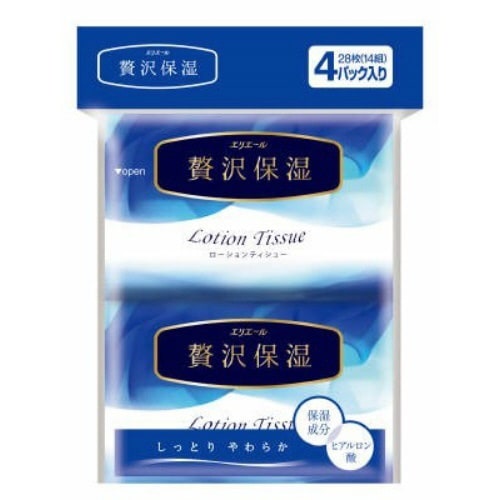 エリエール贅沢保湿ポケット 14W4P×32