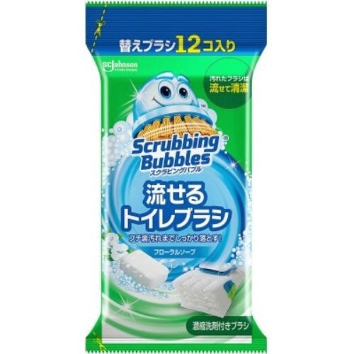 SB流せるトイレブラシ フローラルソープ替 12