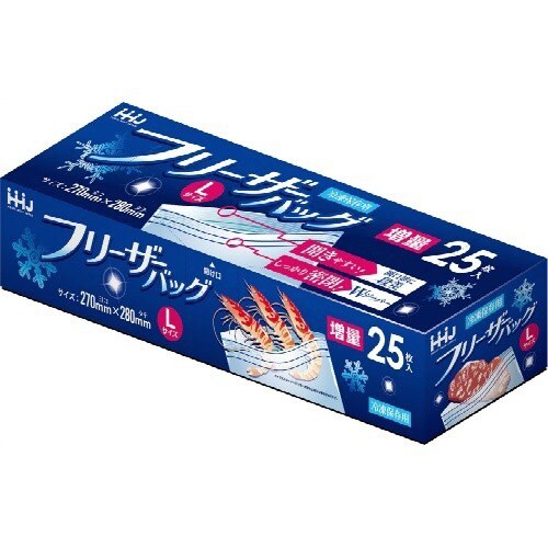 KZ26 フリーザーバッグ増量L 25枚