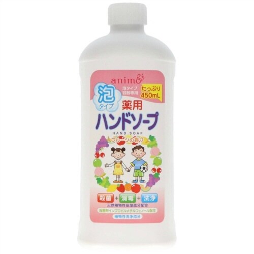 薬用ハンドソプフルツ詰替用ボトル450ML×10