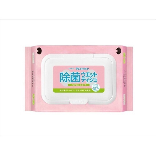 ウエットントン除菌ノンアルコール無香料50枚