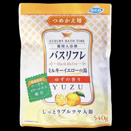 薬用入浴剤イエローのにごり湯 替ゆずの香り540G