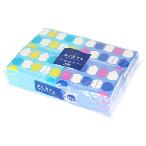 水に流せるPティッシュ ポケッティ 16P×10