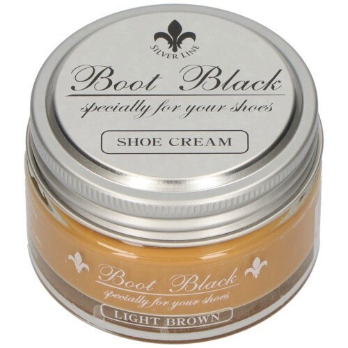 ブートブラックシルバービン ライトブラウン