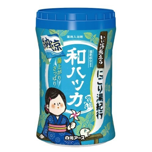 いい湯旅立ちボトル納涼にごり湯紀行和ハッカ540G