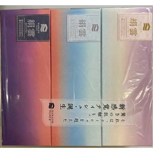 新保湿ティシュ絹雲3枚重ね130組3個パック×10