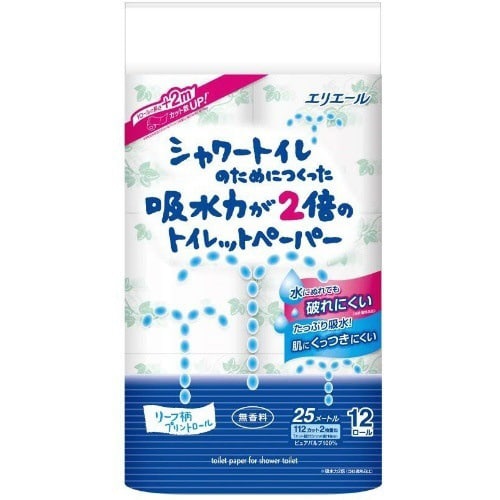 シャワー吸水力が2倍のトイレット12R×6
