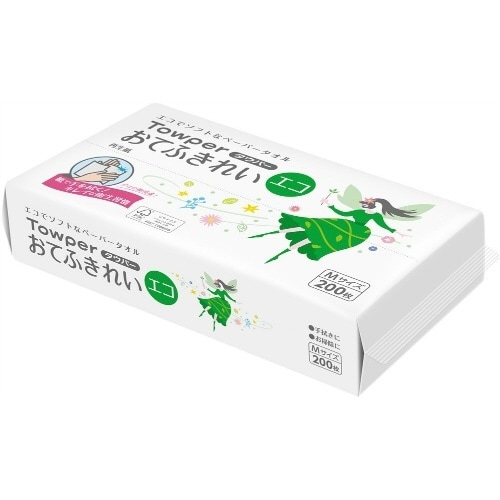 タウパーおてふきれいエコM 200枚×35