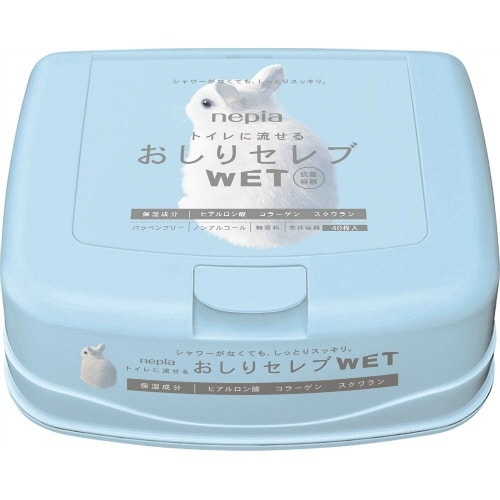 ネピアおしりセレブウエット本体40枚×12