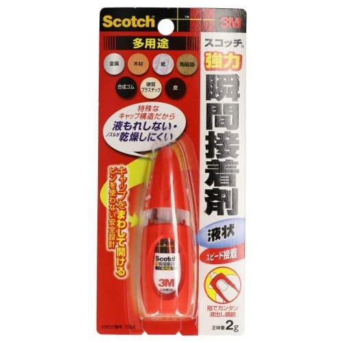 スコッチ強力瞬間接着剤(液状・多用途)×10