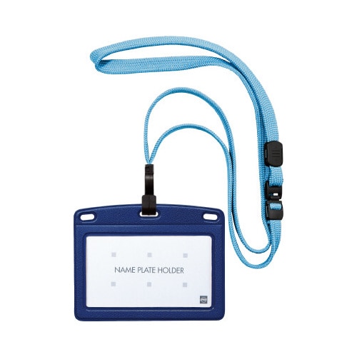 吊り下げ名札F式レザー調ヨコ名刺1枚 2×4