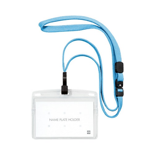 吊り下げ名札 F式名刺10枚 Mブルー